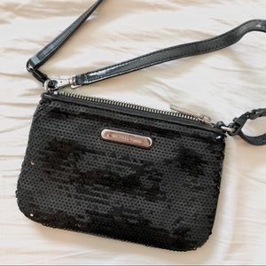 Michael Kors Black Sequin Mini Crossbody